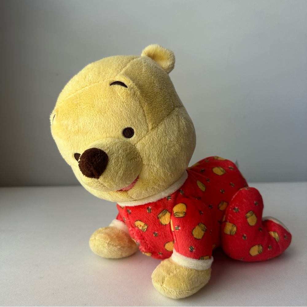 Just Play Disney Baby Musical Crawling Winnie the Pooh Plush Stuffed Animal